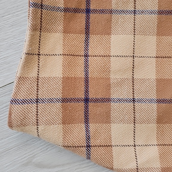 Wilfred Classic A-Line Lenzing Wool Blend Plaid Check Academia Mini Skirt, 0 - Picture 2 of 12